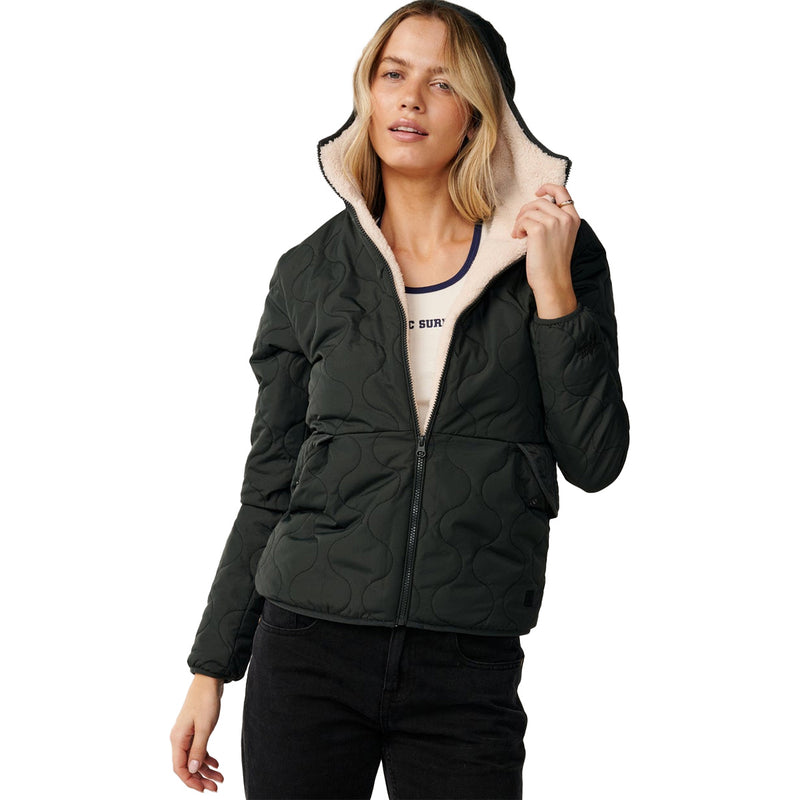 Load image into Gallery viewer, Rip Curl Women's Anti-Series Anoeta Classic Hooded Zip-Up Jacket 4
