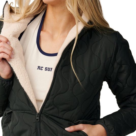 Rip Curl Women's Anti-Series Anoeta Classic Hooded Zip-Up Jacket 5