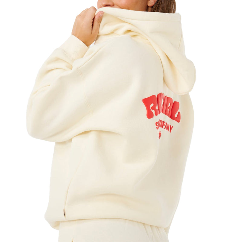 Load image into Gallery viewer, Rip Curl Women's Surf Puff Heritage Pullover Hoodie 4
