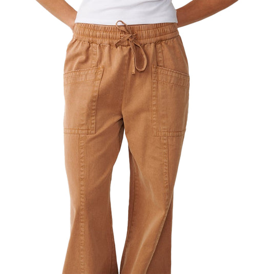 Rip Curl Women's Bossa Nova Twill Wide Leg Pants 4