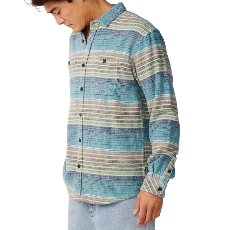 Load image into Gallery viewer, Rip Curl Classic Surf Baja Long Sleeve Button-Up Flannel Shirt

