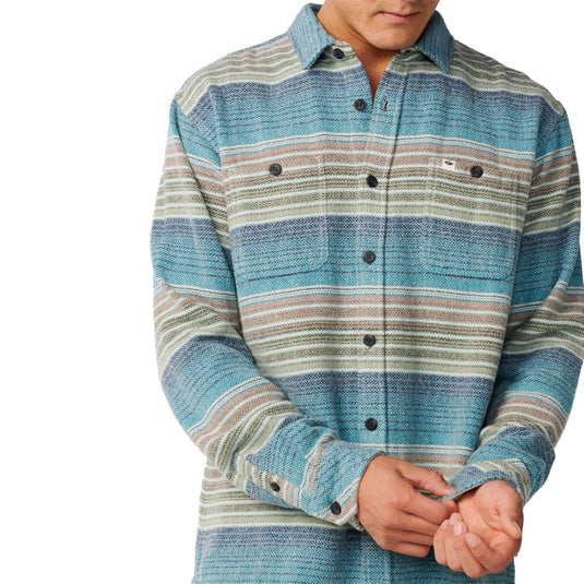 Rip Curl Classic Surf Baja Long Sleeve Button-Up Flannel Shirt