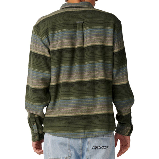 Rip Curl Classic Surf Baja Long Sleeve Button-Up Flannel Shirt