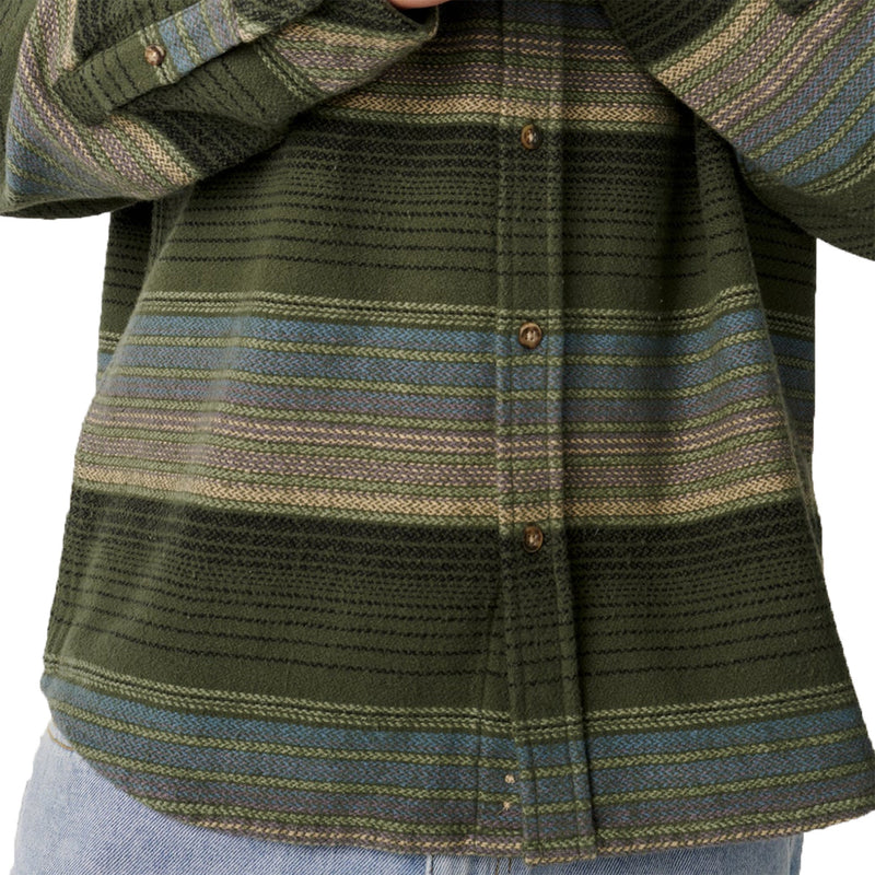 Load image into Gallery viewer, Rip Curl Classic Surf Baja Long Sleeve Button-Up Flannel Shirt
