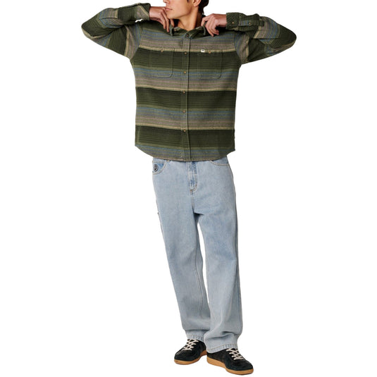 Rip Curl Classic Surf Baja Long Sleeve Button-Up Flannel Shirt