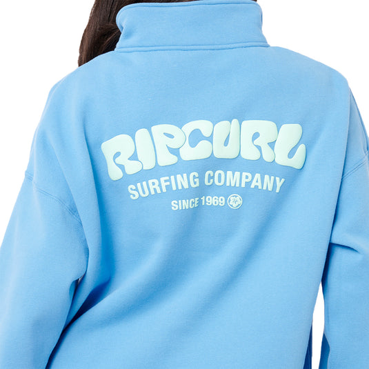 Rip Curl Women's Surf Puff Fleece Quarter-Zip Jacket 9
