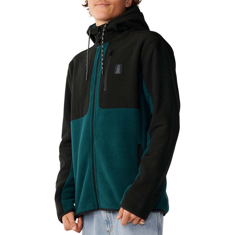 Load image into Gallery viewer, Rip Curl Search Series Paneled Zip-Up Hoodie 3
