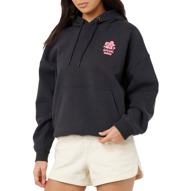 Load image into Gallery viewer, Rip Curl Women's Surf Puff Heritage Pullover Hoodie 3
