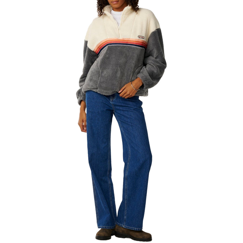 Load image into Gallery viewer, Rip Curl Women's Surf Revival Quarter-Zip Polar Pullover Fleece 6
