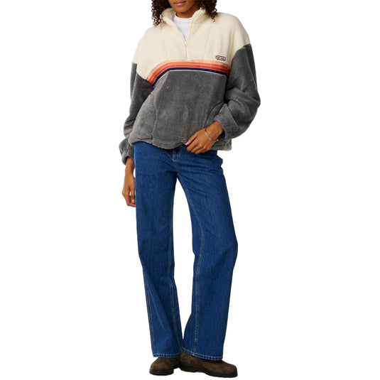 Rip Curl Women's Surf Revival Quarter-Zip Polar Pullover Fleece 6