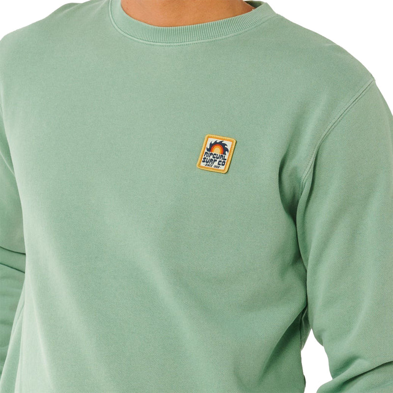 Load image into Gallery viewer, Rip Curl Pacific Rinse Patch Crew Sweatshirt
