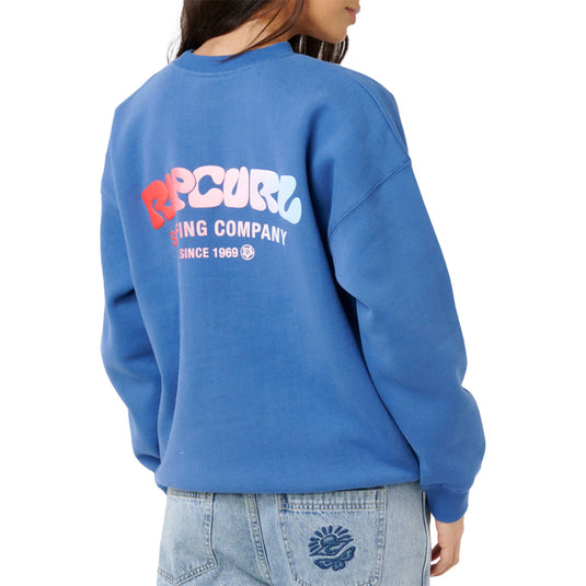 Rip Curl Women's Surf Puff Heritage Crew Sweatshirt 2