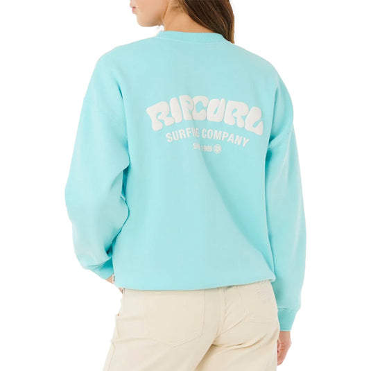 Rip Curl Women's Surf Puff Heritage Crew Sweatshirt 7