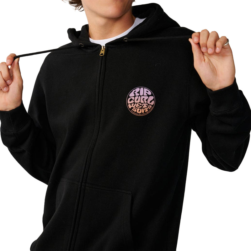 Load image into Gallery viewer, Rip Curl Wettie Passage Icon Zip-Up Hoodie
