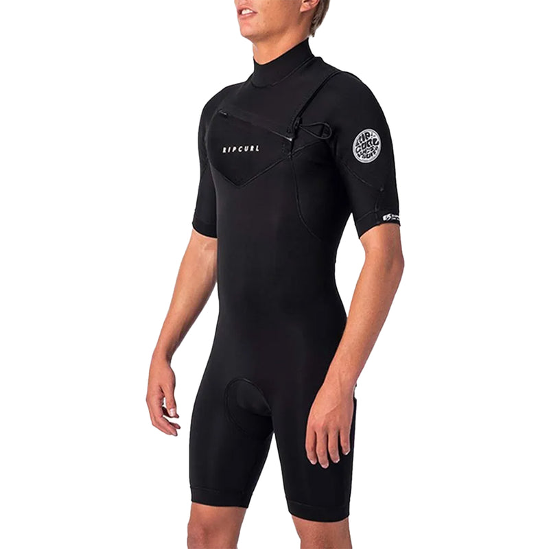 Load image into Gallery viewer, Rip Curl Dawn Patrol 2mm Short Sleeve Chest Zip Spring Wetsuit
