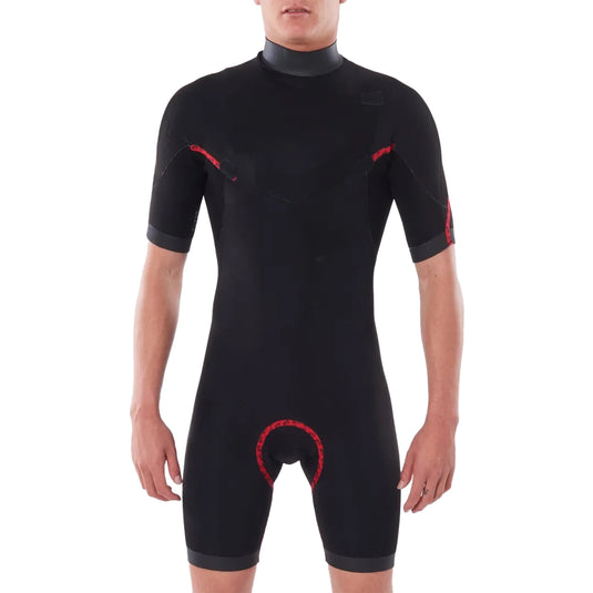 Rip Curl Dawn Patrol 2mm Short Sleeve Chest-Zip Spring Wetsuit - 2024