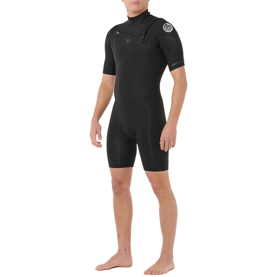 Rip Curl Dawn Patrol 2mm Short Sleeve Chest-Zip Spring Wetsuit