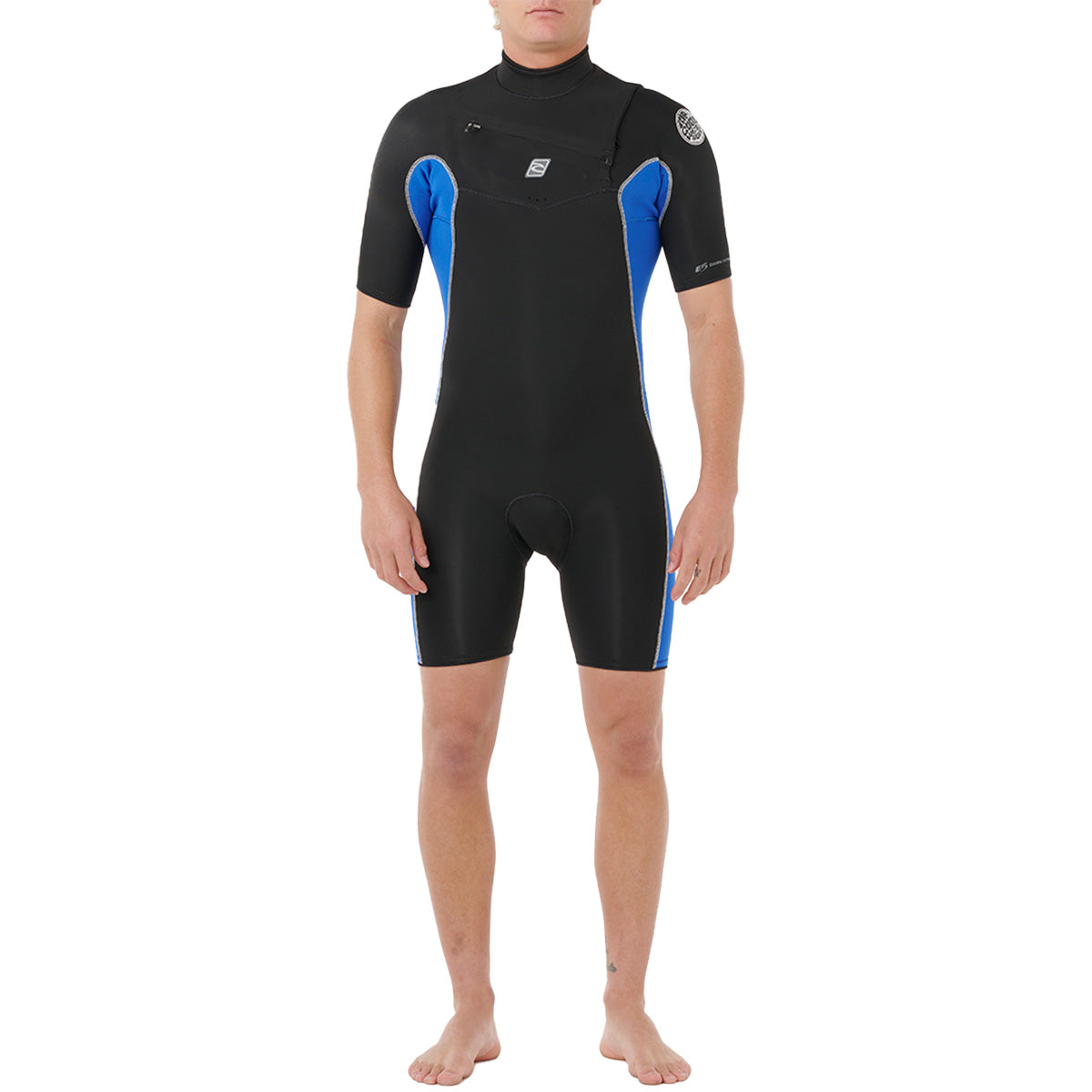 Rip Curl Dawn Patrol 2mm Short Sleeve Chest-Zip Spring Wetsuit
