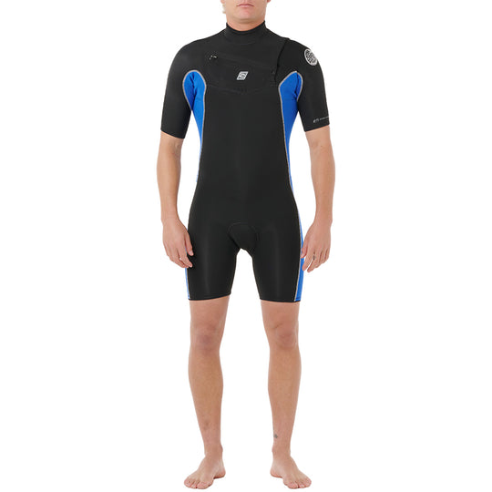 Rip Curl Dawn Patrol 2mm Short Sleeve Chest-Zip Spring Wetsuit