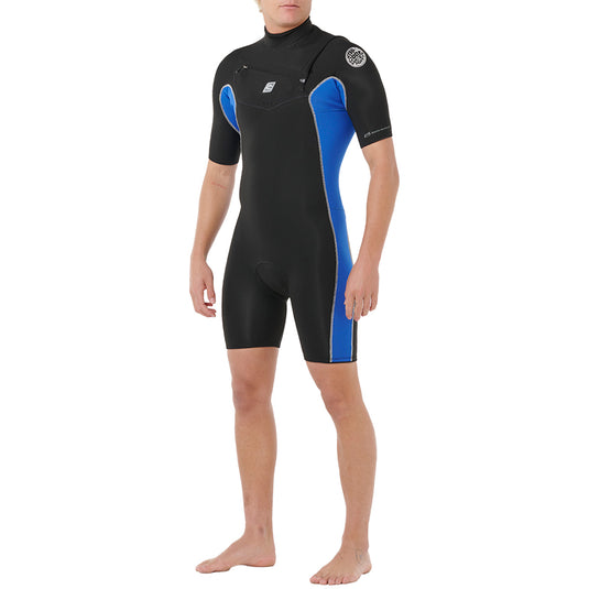 Rip Curl Dawn Patrol 2mm Short Sleeve Chest-Zip Spring Wetsuit 3