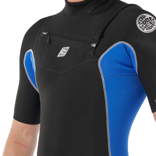 Rip Curl Dawn Patrol 2mm Short Sleeve Chest-Zip Spring Wetsuit 5