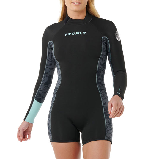 Rip Curl Women's Dawn Patrol 2mm Long Sleeve Back-Zip Spring Wetsuit 9