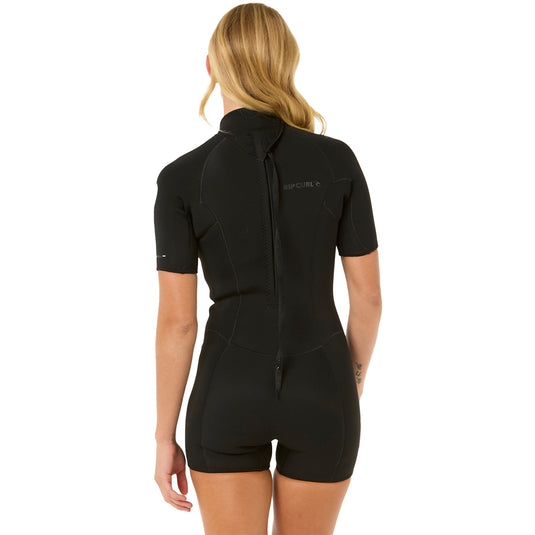 Rip Curl Women's Dawn Patrol 2mm Short Sleeve Back-Zip Spring Wetsuit