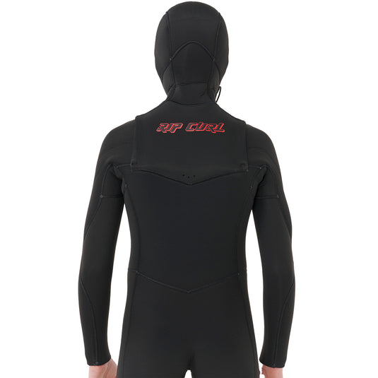 Rip Curl Youth Dawn Patrol 5/4 Hooded Chest-Zip Wetsuit