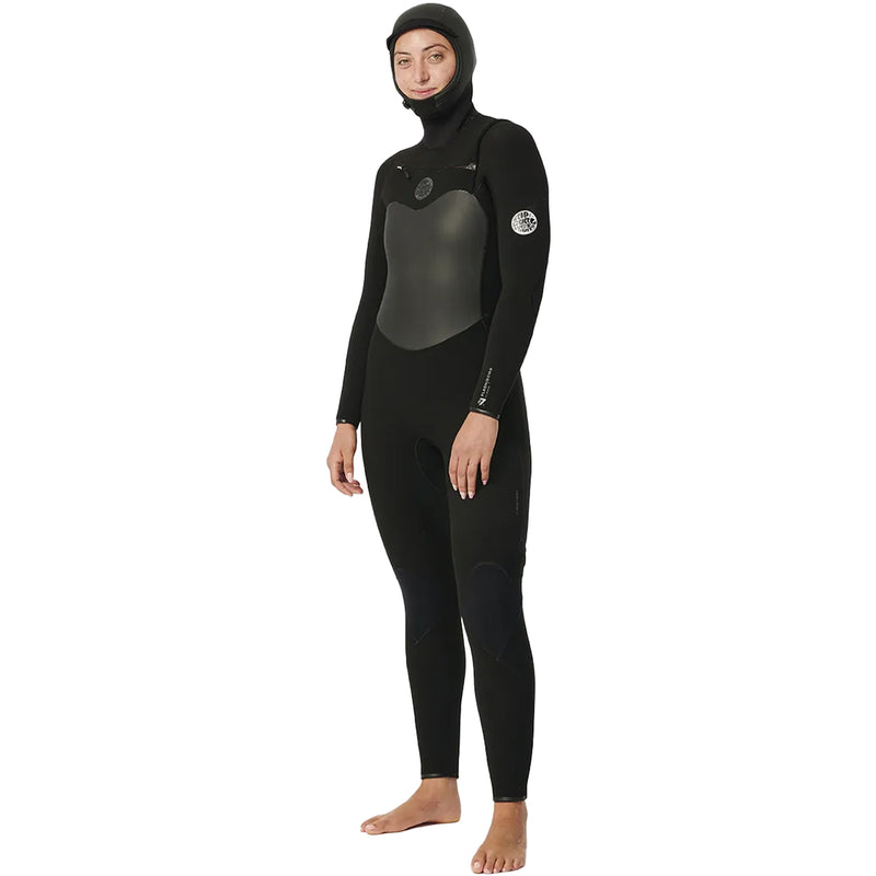 Load image into Gallery viewer, Rip Curl Women&#39;s Flashbomb 6/4 Hooded Chest Zip Wetsuit
