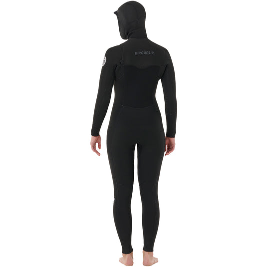 Rip Curl Women's Dawn Patrol 5/4 Hooded Chest-Zip Wetsuit