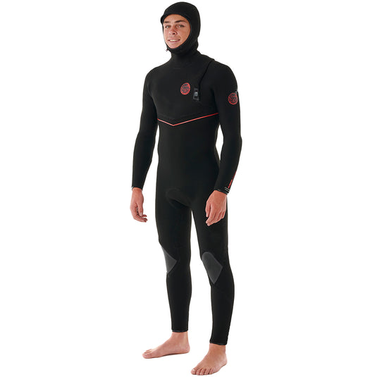 Combinaison De Surf Rip Curl Flashbomb 4/3mm Zip Free - Néoprène E7 Thermodoublé, Séchage Rapide, Pour Homme (Deep Rock) - 8