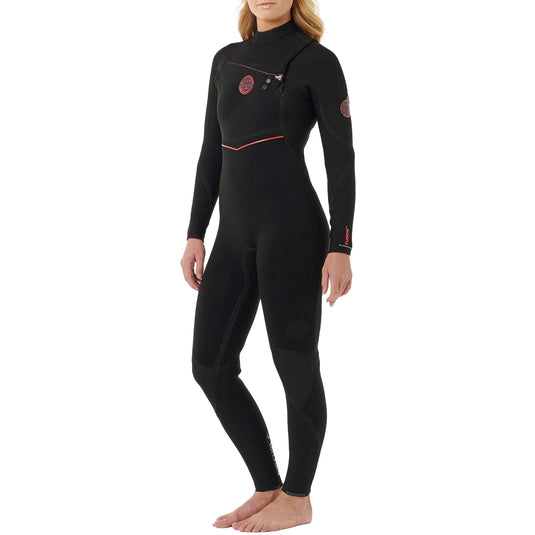 Rip Curl Women's Flashbomb Fusion 3/2 Chest-Zip Wetsuit