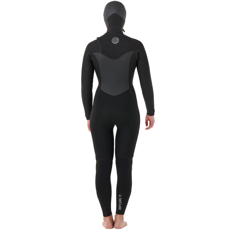 Load image into Gallery viewer, Rip Curl Women&#39;s Flashbomb 5/4 Hooded Chest-Zip Wetsuit
