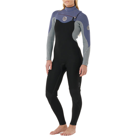 Rip Curl Women's Flashbomb 4/3 Chest-Zip Wetsuit