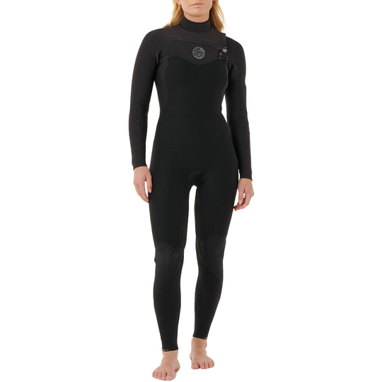 Rip Curl Women's Flashbomb 4/3 Chest-Zip Wetsuit