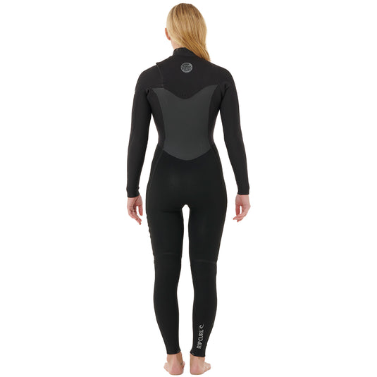 Rip Curl Women's Flashbomb 3/2 Chest-Zip Wetsuit