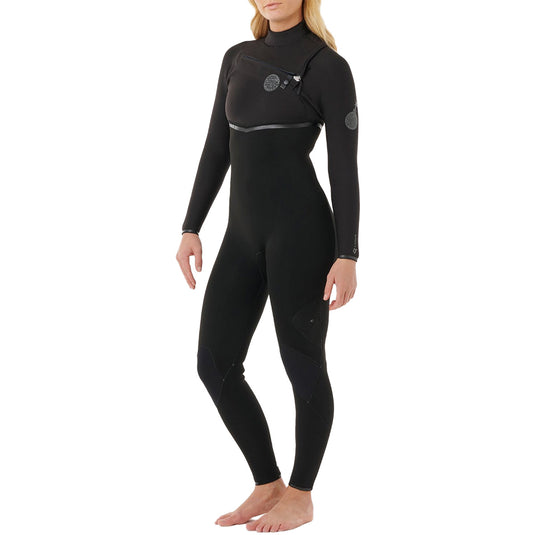 Rip Curl Women's E-Bomb 4/3 Chest-Zip Wetsuit