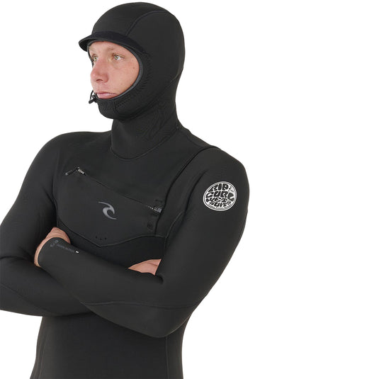 Rip Curl Dawn Patrol 5/4 Hooded Chest-Zip Wetsuit