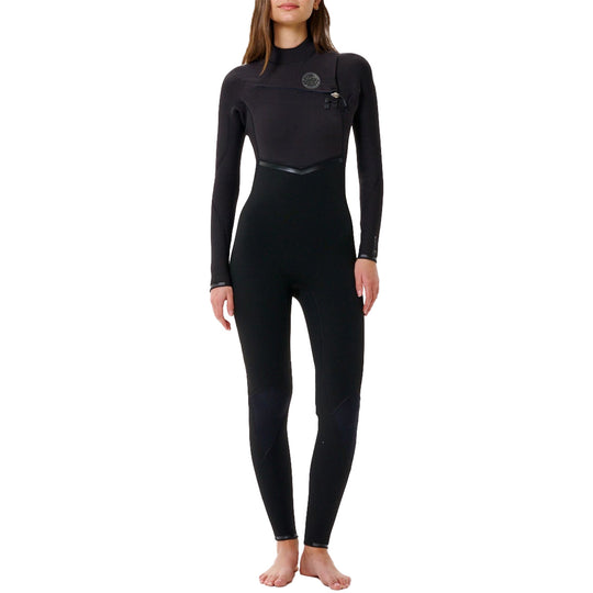 Rip Curl Women's E-Bomb 3/2 Chest-Zip Wetsuit