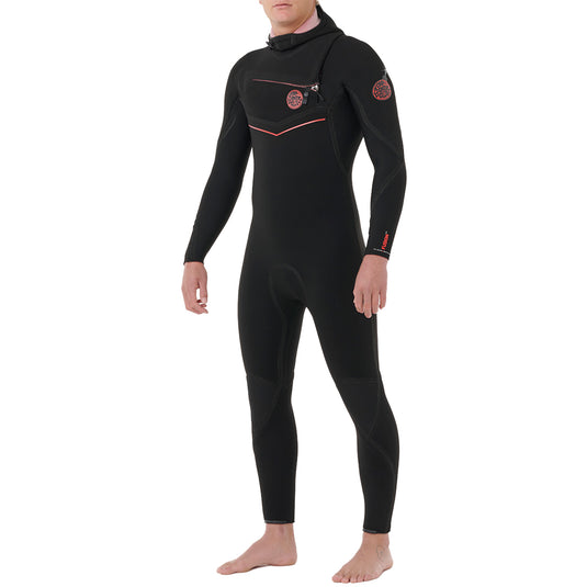 Rip Curl Flashbomb Fusion 4/3 Hooded Chest-Zip Wetsuit
