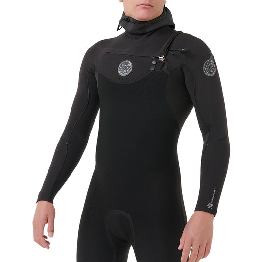 Rip Curl Flashbomb 6/4 Hooded Chest-Zip Wetsuit