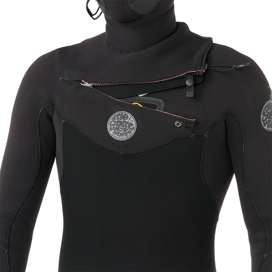 Rip Curl Flashbomb 6/4 Hooded Chest-Zip Wetsuit