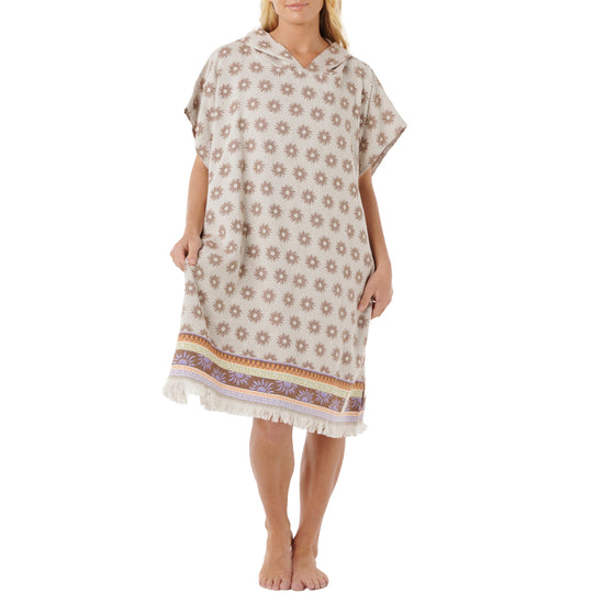 Rip Curl Women's Cala Nights Hooded Towel Changing Poncho