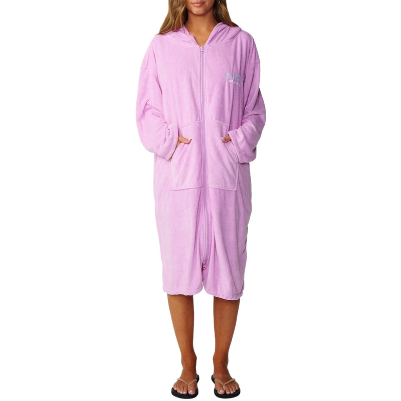 Load image into Gallery viewer, Rip Curl Women's Classic Surf Zip-Up Hooded Towel Changing Poncho
