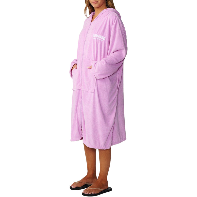 Load image into Gallery viewer, Rip Curl Women's Classic Surf Zip-Up Hooded Towel Changing Poncho

