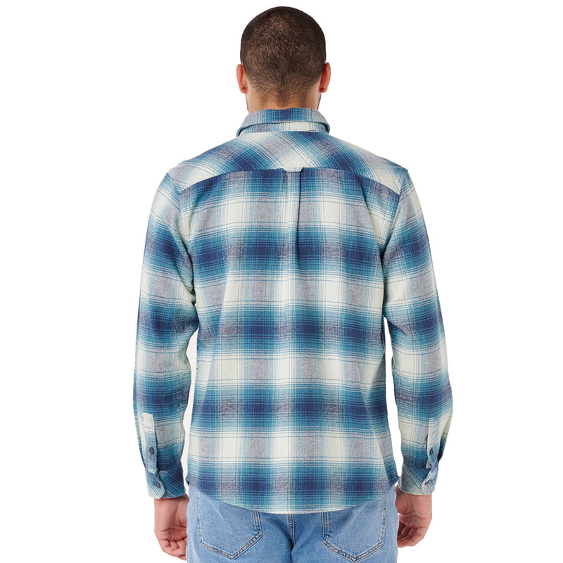 Load image into Gallery viewer, Rip Curl Count Long Sleeve Button-Up Flannel Shirt
