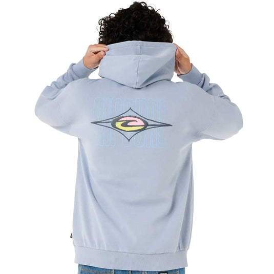 Rip Curl Raw Energy Pullover Hoodie - Ice Blue