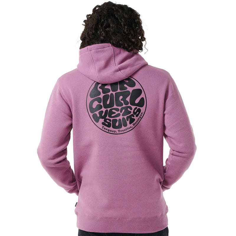 Load image into Gallery viewer, Rip Curl Wetsuit Icon Pullover Hoodie - Dusty Purple
