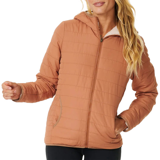 Rip Curl Women's Anti-Series Anoeta Classic Hooded Zip-Up Jacket