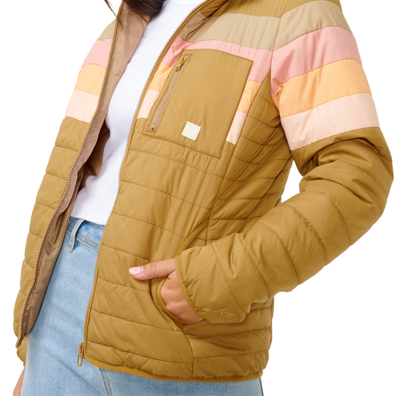 Load image into Gallery viewer, Rip Curl Women's Anti-Series Revival Hooded Zip-Up Jacket
